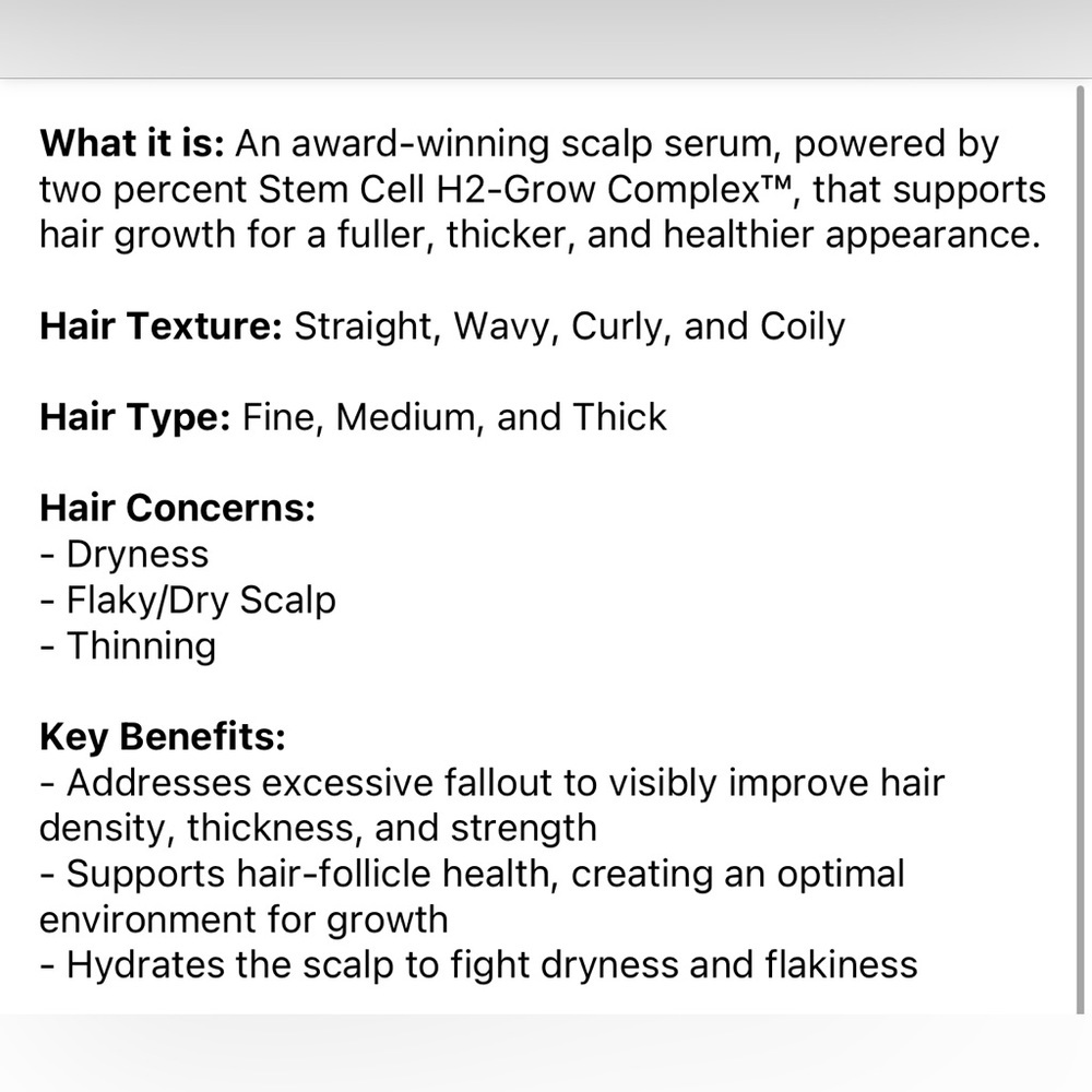 🍃 ACT+ACRE Cold Processed Stem Cell Scalp Serum 30ml - Picture 11 of 12